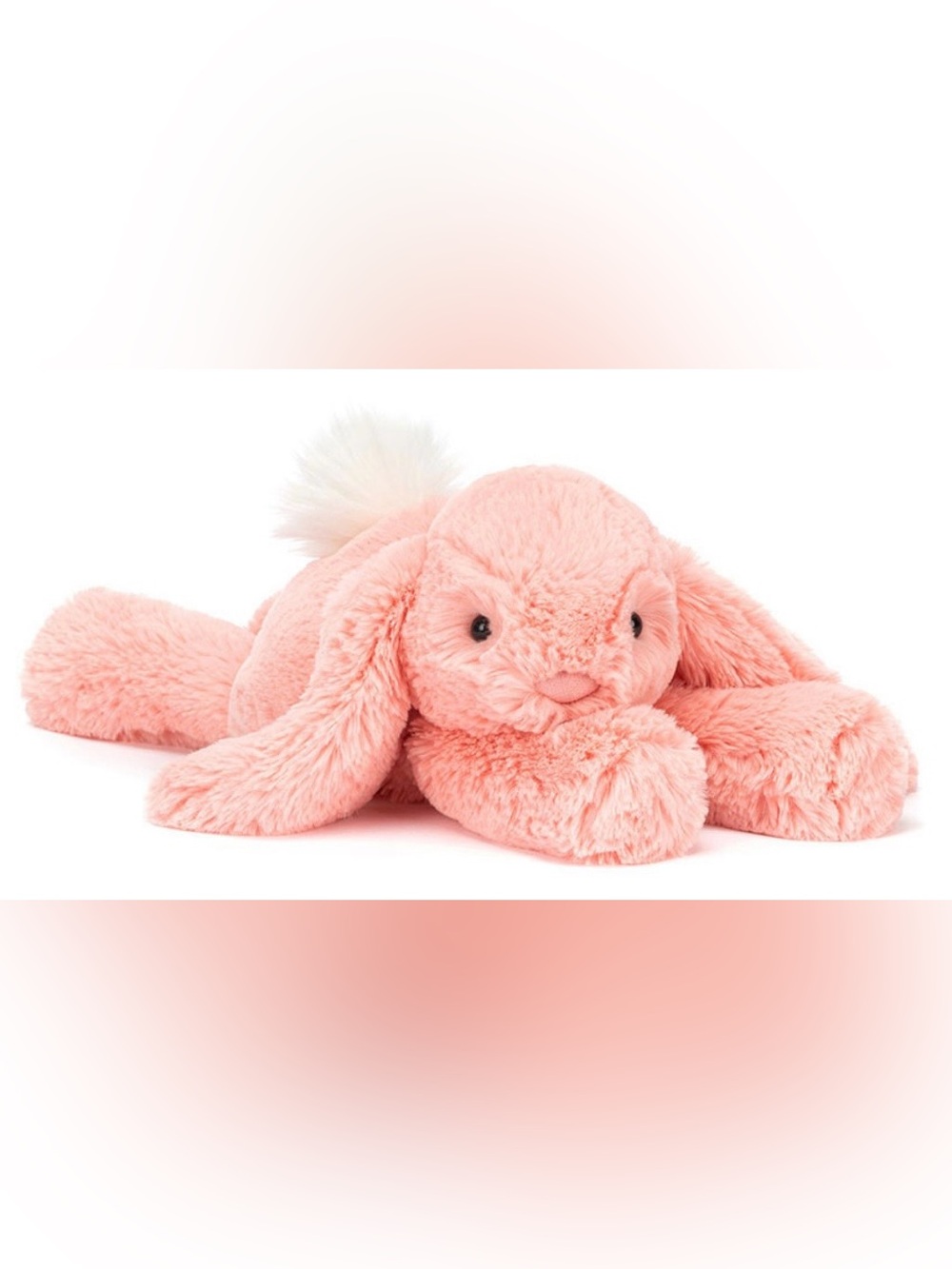 Jellycat Apricot Smudge Bunny Medium Excellent Condition Retired Collectible